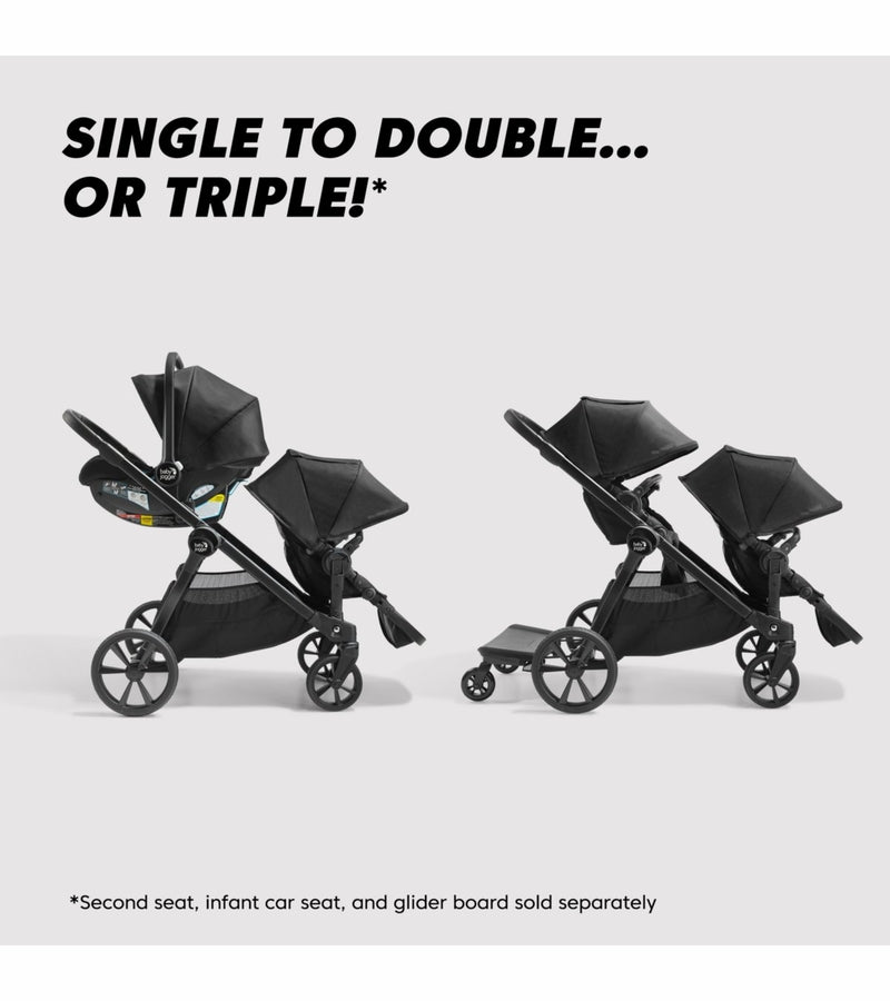 Baby Jogger City Select Convertible Single to Double Stroller Eco