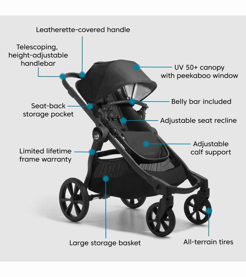 Baby Jogger City Select 2 Convertible Single to Double Stroller Eco Baby Grand