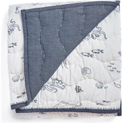 Pehr Chambray Baby Quilt - Life Aquatic