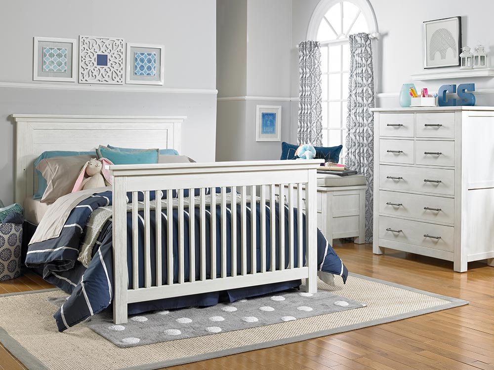 Bella Vita Lugo Convertible Flat Top Crib Baby Grand