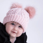 Huggalugs Blush Fluffer Beanie Hat