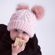 Huggalugs Blush Fluffer Beanie Hat