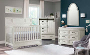 Westwood Design Foundry Flat Top Crib and Dresser 2 Piece Set