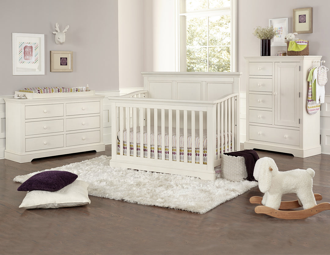 Westwood Design Hanley Nursery Set - Convertible Crib and Double Dresser