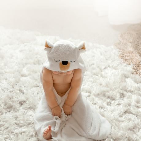Bear hooded best sale towel