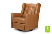 Maddox Swivel Glider - Vegan Tan Leather