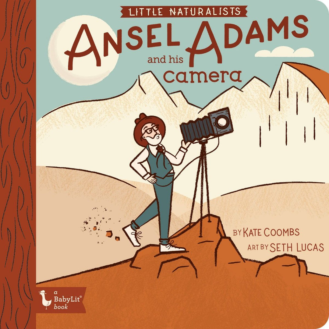 BabyLit Board Book - Little Naturalists: Ansel Adams and his Camera
