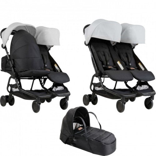 mountain buggy stroller double Mountain Buggy Nano Duo Double Stroller Black