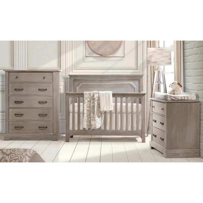 Natart Nest Emerson Crib and Double Dresser Set Baby Grand