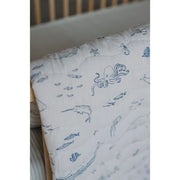 Pehr Chambray Baby Quilt - Life Aquatic