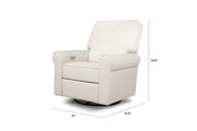 Monogram Monroe Pillowback Power Recliner