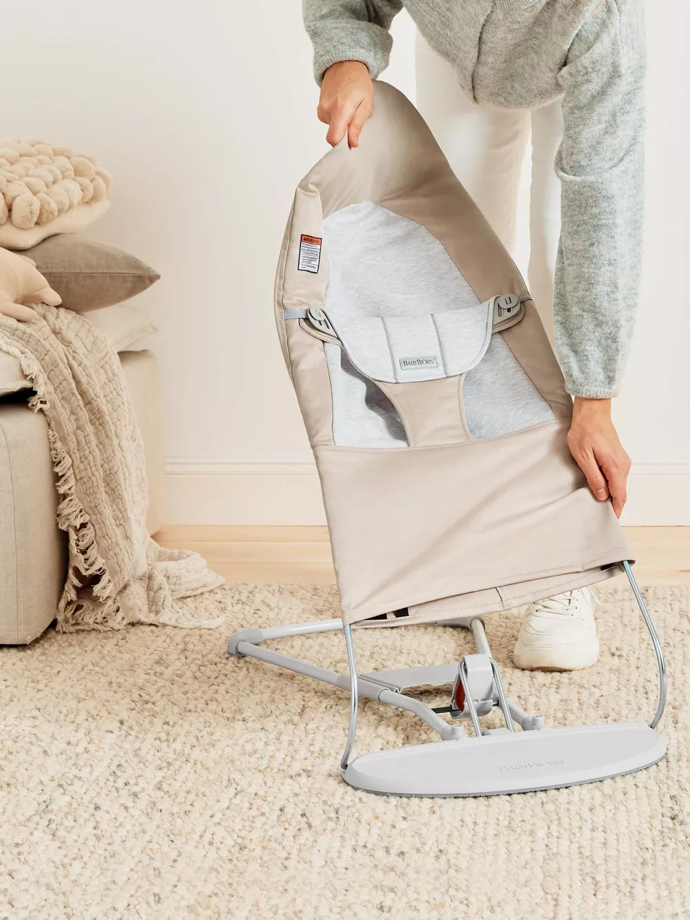 Babybjorn Baby Carriers Extra Fabric Seat For Bouncer Balance Soft