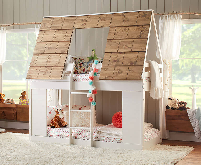Cabin Bunk Bed Twin over Twin