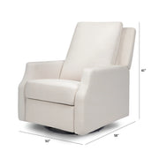 Namesake Crewe Manual Swivel Glider Recliner