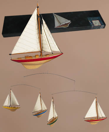 Authentic Models A-Cup Mobile - Sail Boats