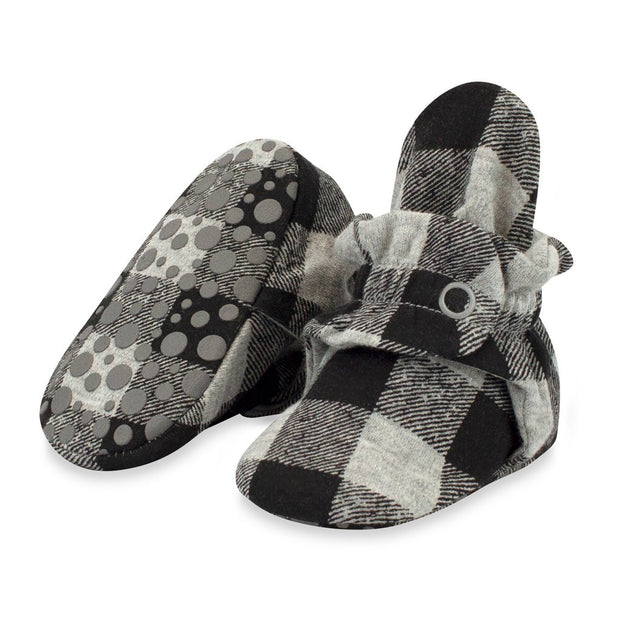 Zutano Organic Cotton Bootie - Buffalo Check