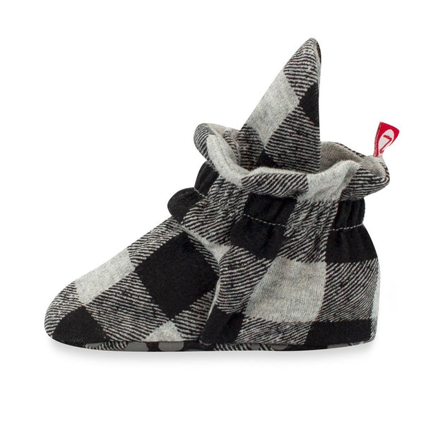 Zutano Organic Cotton Bootie - Buffalo Check